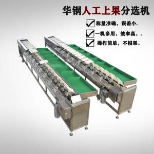 小型人工上果分選機