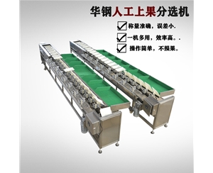 小型人工上果分選機