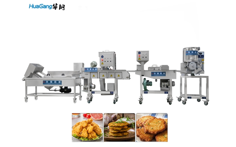 肉餅加工生產線